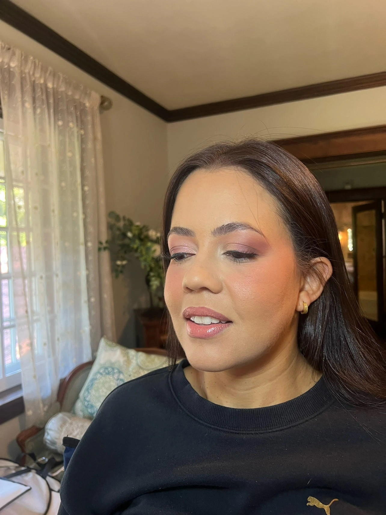 Wedding guest makeup